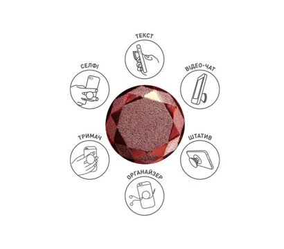 Зображення 3 Тримач Luxe Cube POP 024 Red - 9998866456820