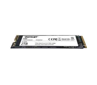 Зображення 3 SSD диск Patriot P300 2TB M.2 2280 PCIe 3.0 x4 TLC — P300P2TBM28, Ємність накопичувача: 2 ТБ