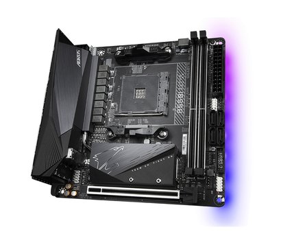 Зображення 2 Материнська плата Gigabyte B550I Aorus Pro AX (sAM4, AMD B550, PCI-Ex16)