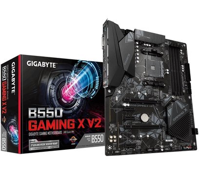 Изображение 2 Материнская плата Gigabyte B550 Gaming X V2 (sAM4, AMD B550, PCI-Ex16)