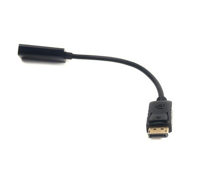 Зображення 2 Адаптер PowerPlant DisplayPort-HDMI, 0.2м, Black - CA910465