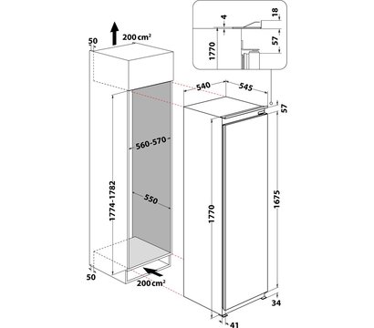 Изображение 6 Холодильник Whirlpool ARG18082A++