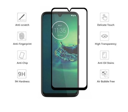 Зображення 2 Захисне скло Drobak для Motorola Moto G8 Plus Black - 454543