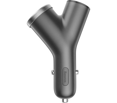 Зображення 2 Зарядний пристрій Baseus Y type dual USB 3.1 A Black — CCALL-YX01