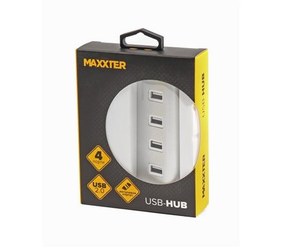 Изображение 4 USB Hub (хаб) Maxxter HU2A-4P-01
