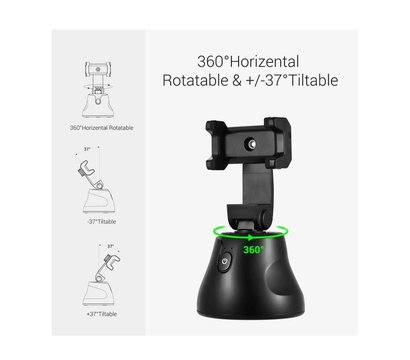 Зображення 6 Тримач AccPro Apai Genie 360 black