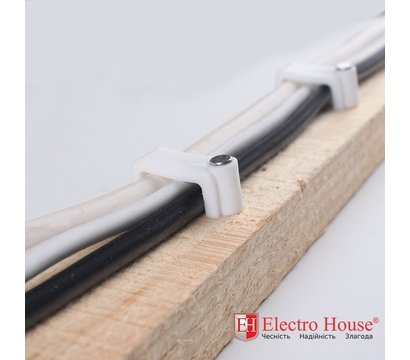 Изображение 3 Скоба монтажная ElectroHouse EH-WKF-01 плоская, 4мм.