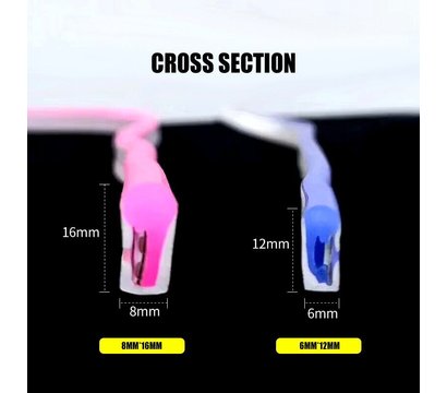 Изображение 5 LED гибкий неон Prolum SM 2835-120 IP68 12V, white под 12В