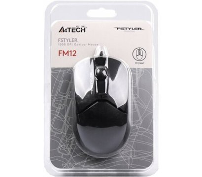 Зображення 8 Миша A4Tech Fstyler FM12 USB Black