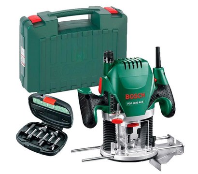 Зображення 5 Фрезер Bosch POF 1400 ACE + set 6 фрез