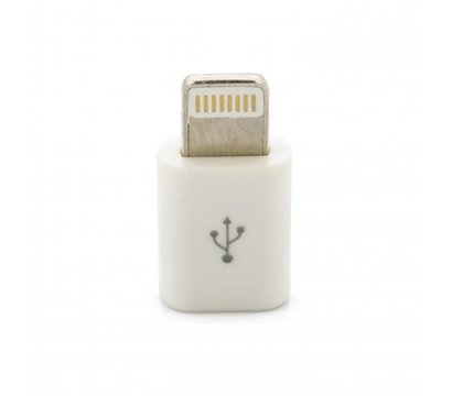 Зображення 2 Адаптер Extradigital microUSB-Lightning White — KBA1648