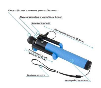Изображение 3 Держатель Piko M-002M Blue