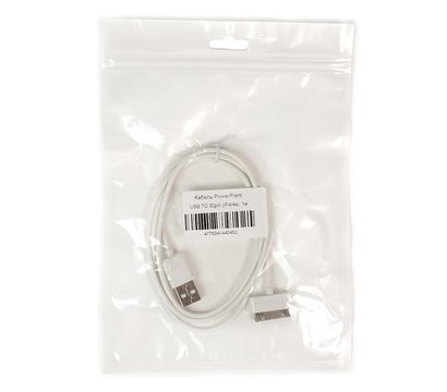 Зображення 4 Кабель PowerPlant USB-Apple 30pin, 1м White - DV00DV4045