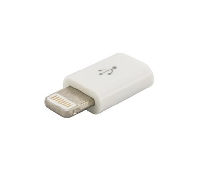 Зображення 4 Адаптер Extradigital microUSB-Lightning White — KBA1648