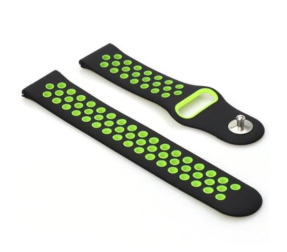 Зображення 2 Ремінець  BeCover Nike Style для Huawei Black-Green - 705793
