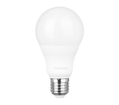 Зображення 2 Світлодіодна лампочка Vestum 1-VS-1101 A65 15W 4100K E27 з цоколем E27