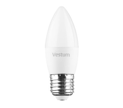 Зображення 2 LED лампочка Vestum 1-VS-1302 C37 6W 3000K E27 на 60 Вт