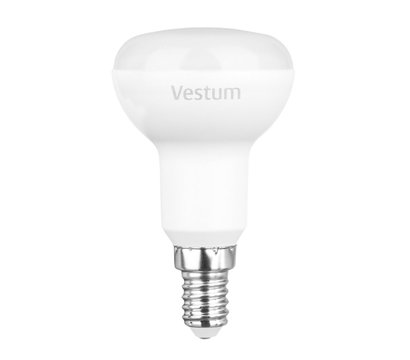 Зображення 2 LED лампочка Vestum 1-VS-1402 R50 6W 4100K E14 на
