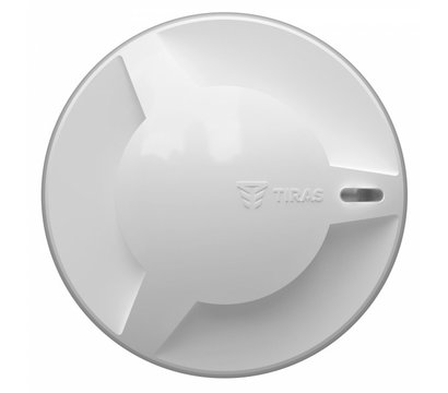 Изображение 2 Пожарный датчик дыма Tiras Detecto SMK110 White проводной связи, Цвет: белый