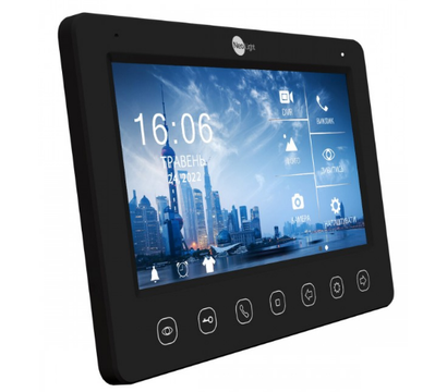 Зображення 3 Відеодомофон NeoLight Kappa+ HD Black сенсорні кнопки, Колір корпусу: чорний