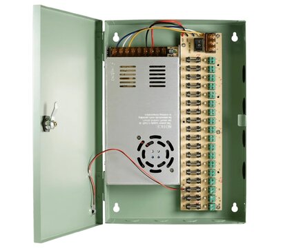 Зображення 2 Блок живлення для камер Kraft Energy KRF-1230(18CH)BOX металевий