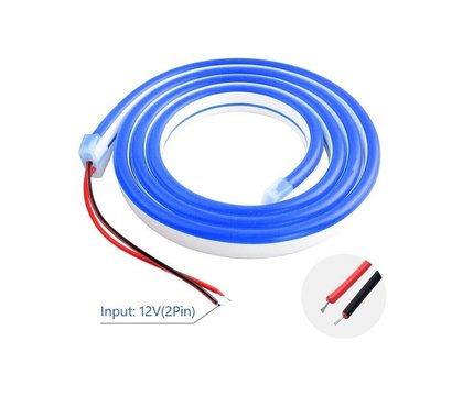 Зображення 6 Світлодіодна LED гнучкий неон Prolum GT 2835-120 IP68 12V, blue