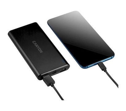 Зображення 4 Універсальна мобільна батарея Canyon 10000mAh Black — CNE-CPB1006B