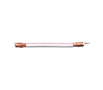 Зображення 2 Коаксіальний кабель ElectroHouse RG-6U (1,02CCS+32%Cu) White 100m, Метрів в бухті: 100м.