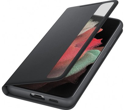 Изображение 4 Чехол Samsung Smart Clear View Cover для Galaxy S21 Ultra (G998) Black - EF-ZG998CBEGRU