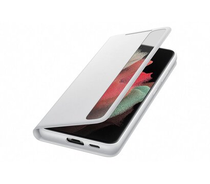 Изображение 4 Чехол Samsung Smart Clear View Cover для Galaxy S21 Ultra (G998) Light Gray - EF-ZG998CJEGRU