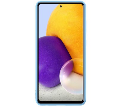 Изображение 3 Чехол Samsung Silicone Cover для Galaxy A72 (A725) Blue - EF-PA725TLEGRU