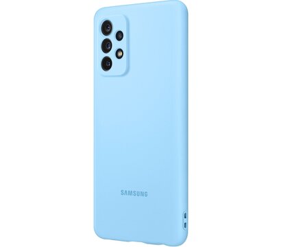 Изображение 4 Чехол Samsung Silicone Cover для Galaxy A72 (A725) Blue - EF-PA725TLEGRU
