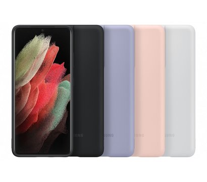 Изображение 5 Чехол Samsung Silicone Cover with S Pen для Galaxy S21 Ultra (G998) Black - EF-PG99PTBEGRU