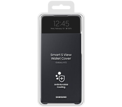 Изображение 6 Чехол Samsung S View Wallet Cover для Galaxy A72 (A725) Black - EF-EA725PBEGRU