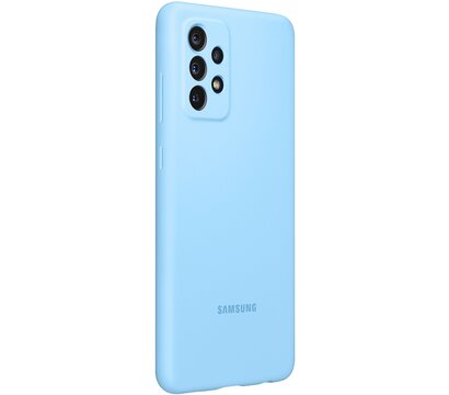 Изображение 6 Чехол Samsung Silicone Cover для Galaxy A72 (A725) Blue - EF-PA725TLEGRU