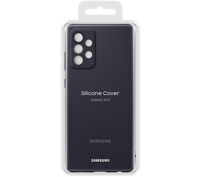 Изображение 8 Чехол Samsung Silicone Cover для Galaxy A72 (A725) Black - EF-PA725TBEGRU