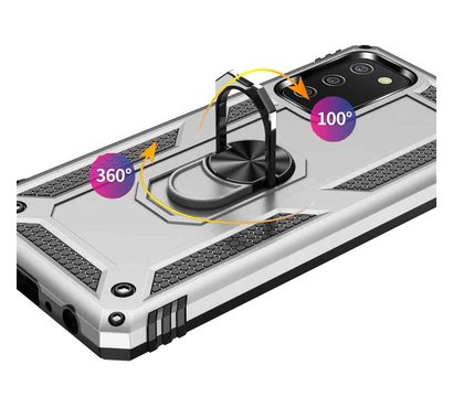 Зображення 3 Чохол BeCover Military для Samsung Galaxy A02s SM-A025 Silver - 706015