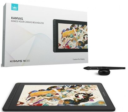 Изображение 4 Графический планшет Huion Kamvas 16 GS1562(2021) Cosmo Black