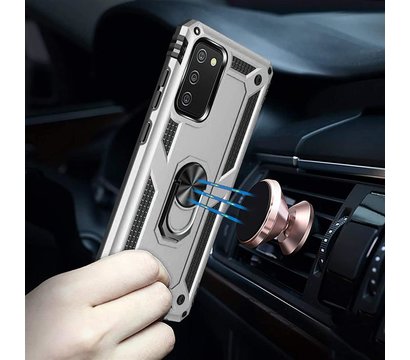 Зображення 4 Чохол BeCover Military для Samsung Galaxy A02s SM-A025 Silver - 706015