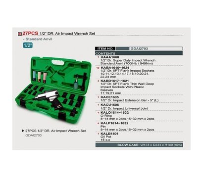 Изображение 2 Пневмоинструмент Toptul GDAI2703