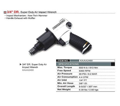 Изображение 2 Пневмоинструмент Toptul KAAA2460