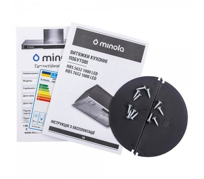 Изображение 10 Вытяжка Minola HBS 7652 BL 1000 LED