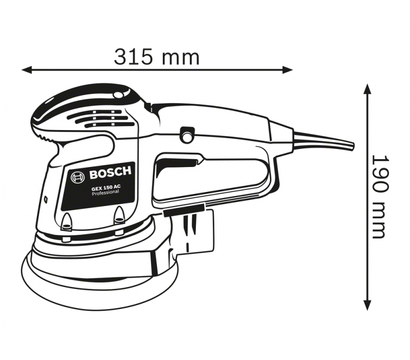 Зображення 4 Шліфувальна машина Bosch GEX 34-151