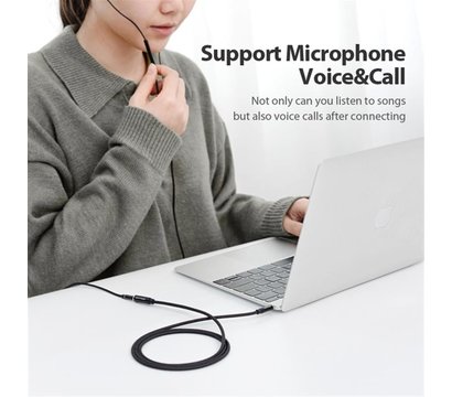 Изображение 5 Аудио кабель Vention Audio 3.5 mm M - 3.5 mm F, 2m, Black - BHBBH