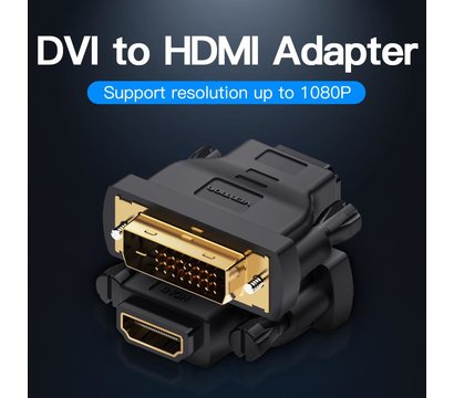 Изображение 6 Адаптер Vention HDMI - DVI  Black - ECDB0