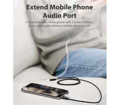 Изображение 6 Аудио кабель Vention Audio 3.5 mm M - 3.5 mm F, 2m, Black - BHBBH