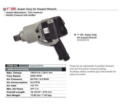 Изображение 2 Пневматичный инструмент Toptul KAAC3218