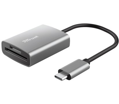 Изображение 2 Картридер Trust DALYX FAST USB-C Aluminium – 24136