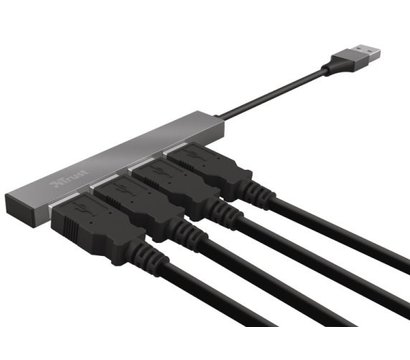 Изображение 5 USB Hub (хаб) Trust Halyx Fast Aluminium – 24191