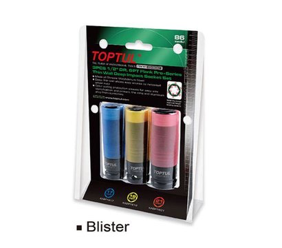 Изображение 2 Торцевые головки Toptul 1/2" 3шт. - GDAS0301